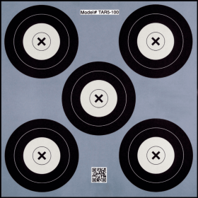 5 Spot Paper Target 100 Count