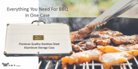 20 piece Stainless-Steel BBQ Tool Kit