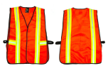 Industrial Safety Vest With Reflective Stripes