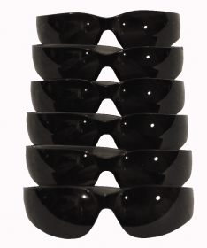 Safety Glasses Smoke Lens