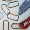 TiBR Carabiner - Titanium & Brass Carabiner