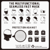 Go DJ Skull Fleece Face Mask