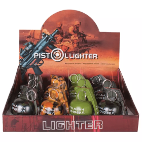 Hand Grenade Lighters 12 / Box