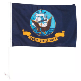Car Flag - Navy