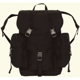 Canvas Dakota Backpack - Black