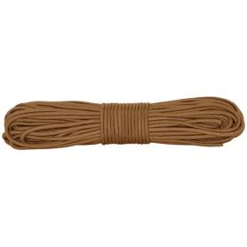 Nylon Braided Cord - 100' Hank - Coyote (Tan)