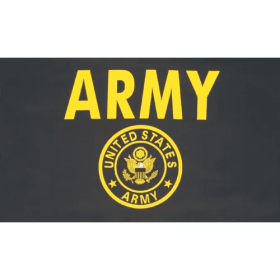 3' X 5' US Army (Black / Yellow)