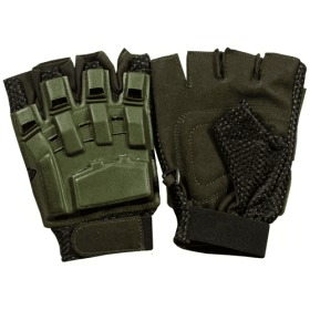 Half Finger Tactical Engagement Glove - Olive Drab Large
