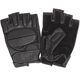 Half Finger Rappelling Glove - Black XL