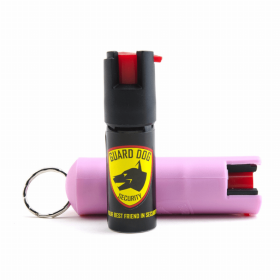 Hard Case Keychain Pepper Spray - Pink