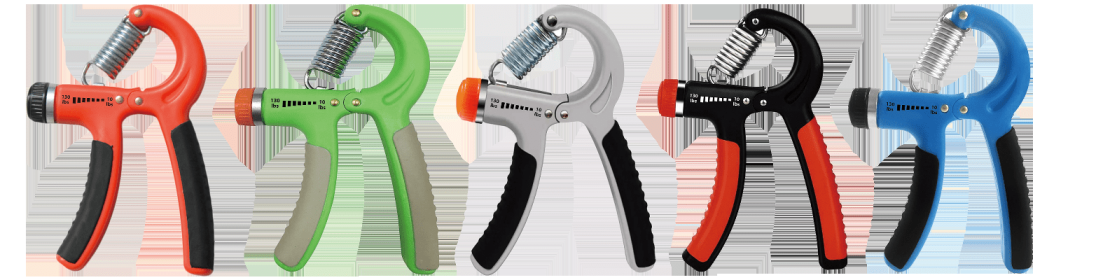Hand Strength Training Grip - 10 lb. to 130 lb. Adjustable Resistance Levels (Option: Orange)