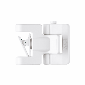 SelfieGolf - The Ultimate Cell Phone Clip System (Color: Snow/White)