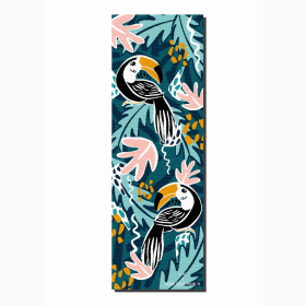 The Birds Series Yoga Mat (Option: Dora Szentmihalyi Toucan)