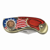 American Flag Coin Pocket Knife