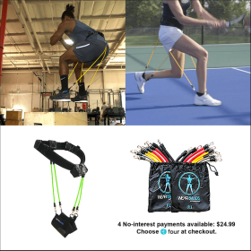 Wearbands Lower-Body Pro System (5 Lower-body Levels) (Option: M)