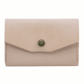 Lucky Eleven Leather Ammo Case (Color: Natural, size: One Size)