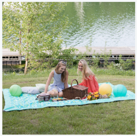LUMIKENKA - Blanket (Anti-Mosquito) (Color: Teal, size: large)