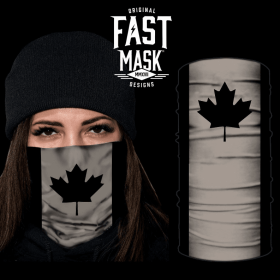 Blacked out Canada Flag (Color: Black)