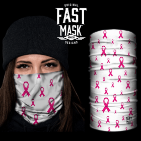 Breast Cancer Support Fast Mask (Color: White)