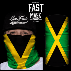 Country Flag Fast Mask (Option: Jamaica)