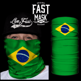 Country Flag Fast Mask (Option: Brazil)