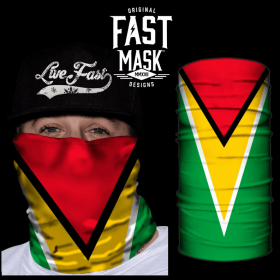 Country Flag Fast Mask (Option: Guyana)