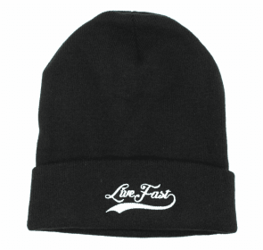 Live Fast Toque (Color: black & green)