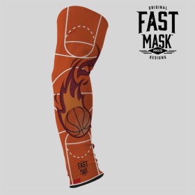 Arm Sleeves (Color: Basketball, size: S)