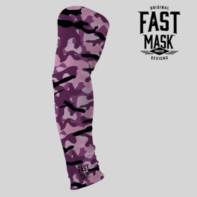 Arm Sleeves (Color: Purple Camo, size: M)