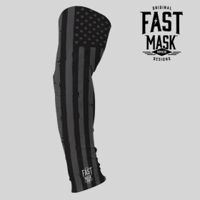 Arm Sleeves (Color: Black Out Usa, size: 3XL)