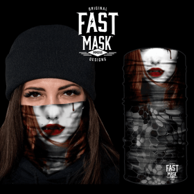 Female Vampire Face Mask (Option: Fleece)