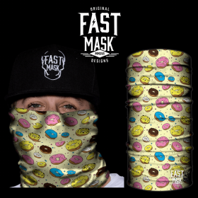 MMMM Donuts Face Mask (Option: Fleece)