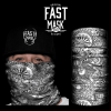 Paisley White Face mask