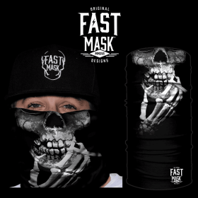 Smoke Till I Die Face Mask (Option: Fleece)