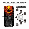 Fiery Lion Face Mask
