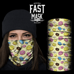 MMMM Donuts Face Mask (Option: Regular)