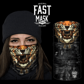 Roaring Tiger Face Mask (Option: Regular)