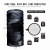 Black Serpent Skin Face Mask