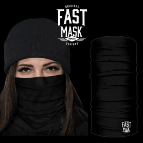 Plain Fleece Fast Mask (Color: Black)