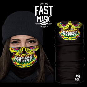 Viva Los Skulls Face Mask (Option: Regular)
