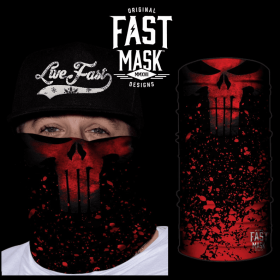 Crimson Punishment Skull Face Mask (Option: Regular)