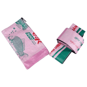 Yoga Mat Strap and Pouch (Color: Pink)
