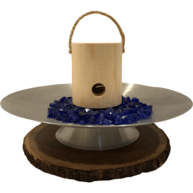 Tabletop Fire Pit (Option: Blue Lava Rock)