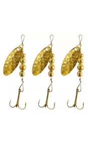 Old School Spinners (Color: Gold, size: 4)