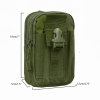Tactical MOLLE Military Pouch Waist Bag for Hiking and Outdoor Activities