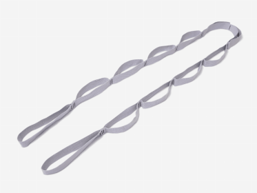 Multi-Loop Stretching Strap for Yoga & Pilates (Color: Grey)