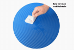 Thick Yoga and Pilates Exercise Mat with Carrying Strap