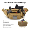 Tactical Military Waist Bag & MOLLE EDC Pouch For Outdoor Activities
