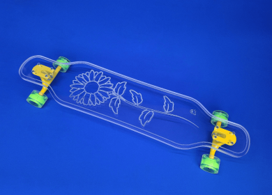 Sunflower Skateboard (Color: Yellow, size: 40 in)