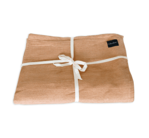 Cozy Cotton Yoga Blanket (Color: Tan, size: 60" X 80")